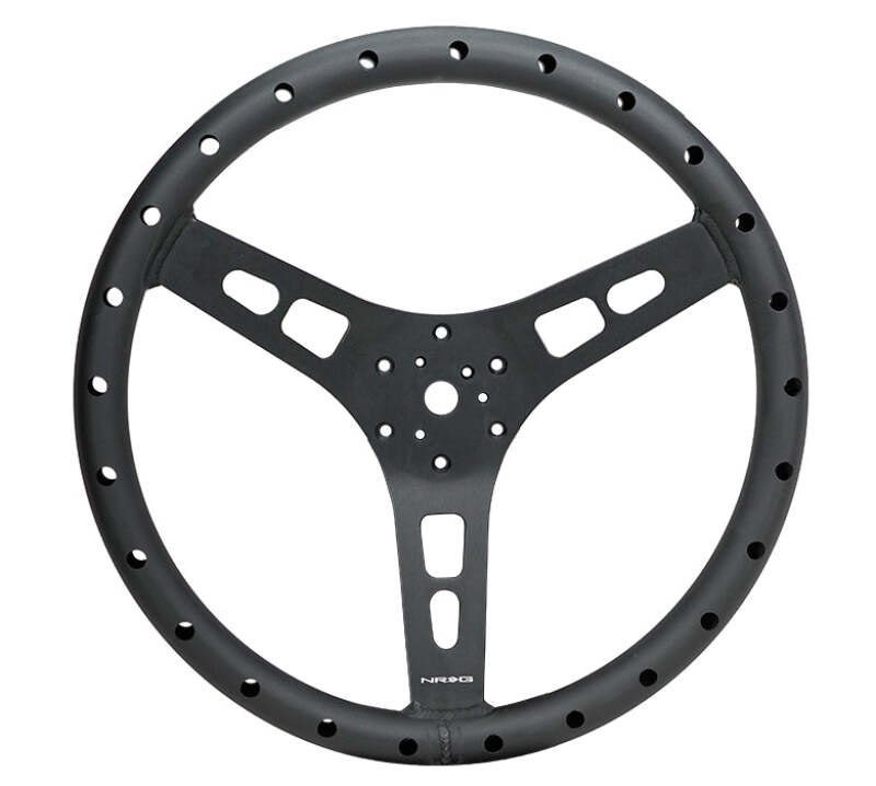 NRG RST-025MB-1 RST-025MB-1 Reinforced Steering Wheel 350mm Sport Full Aluminum