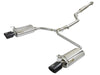AFE 49-36605-B Exhaust 304SS Dual Cat-Back w/ Black Tips 13-17 fits Honda Acco