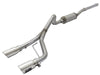 AFE 49-48056-P Series CB 2.5in Dual Center Exit SS Exhaust w/ Polish Tip 07-15