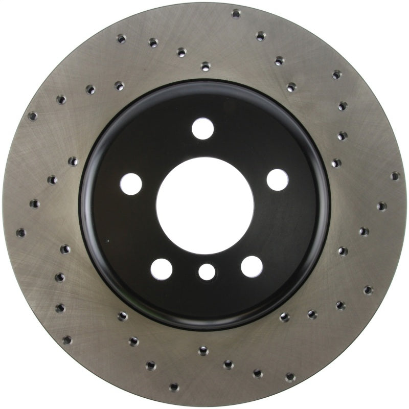 Stoptech 128.34133L 11-13 BMW 550i Rear Left Drilled Sport Brake Rotor