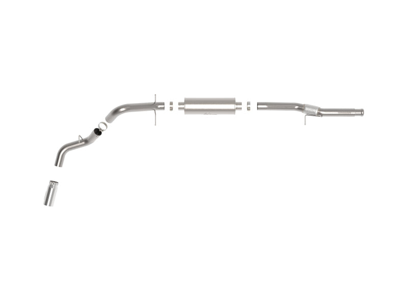 AFE 49-44116-P GT Series 4in 409SS Cat Back Exh System Polished Tip 14-18GM fi
