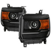 xTune 9042423 14-15 fits GMC Sierra 1500 OEM Style Halogen Headlights - Black (