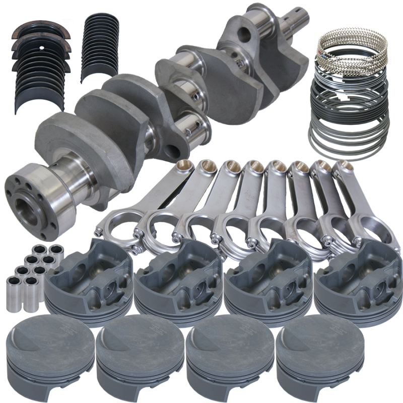 Eagle 111374560 fits Chevy 502 4.250in Crank 6.385in H-Beam -3cc Flat Top 4.560in Pistons Rotating Assembly