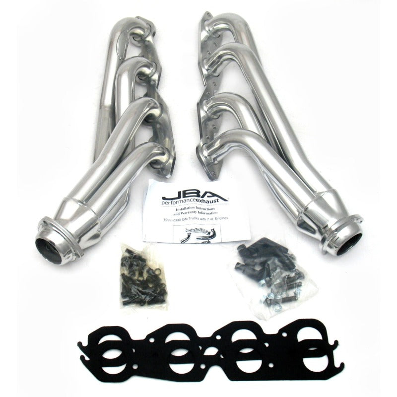 JBA 1822S-1JS GM Truck 7.4L Vortec 1-3/4in Primary Silver Ctd Cat4Ward Header
