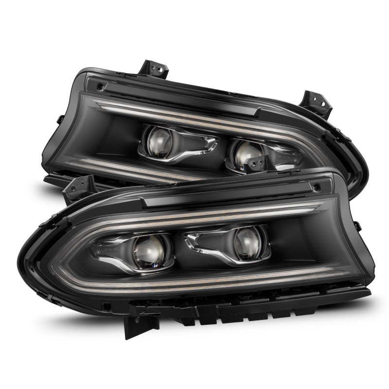 AlphaRex 880599 15-23 fits Dodge Charger LUXX-Series LED Proj Headlights Blac