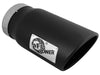 AFE 49T50601-B12 Exhaust Tip Bolt On Black 5in Inlet x 6in Outlet x 12in Long