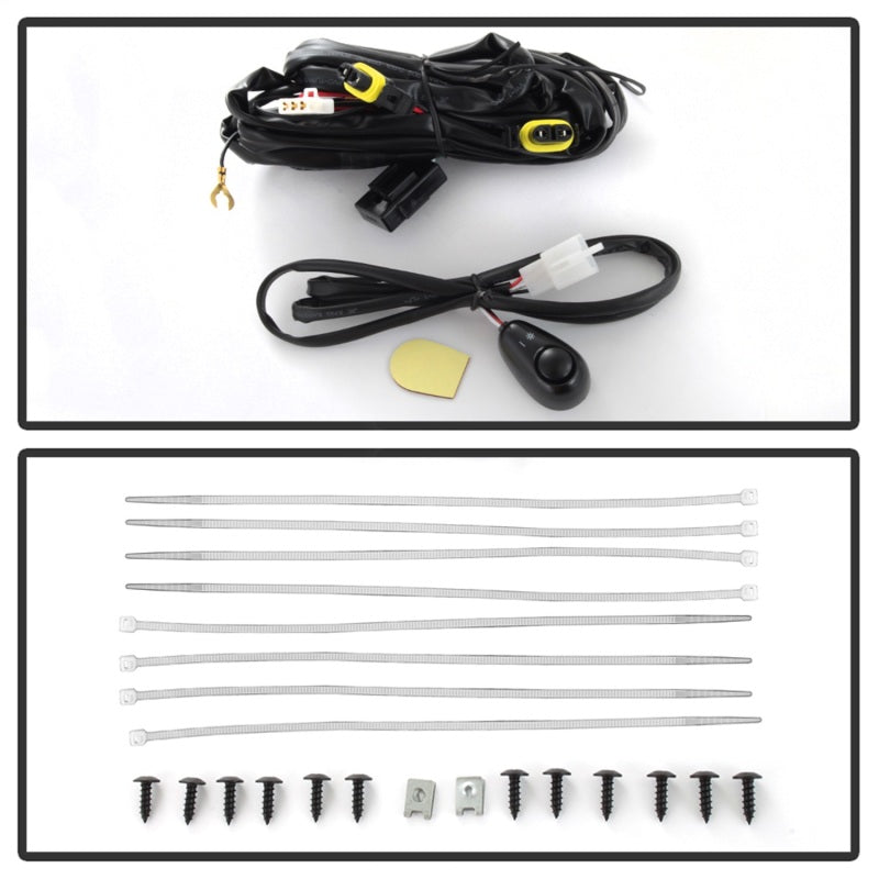 Spyder 5085009 fits Ford 13-16 Fusion OEM Fog Lights w/Switch & Cover - Clear (