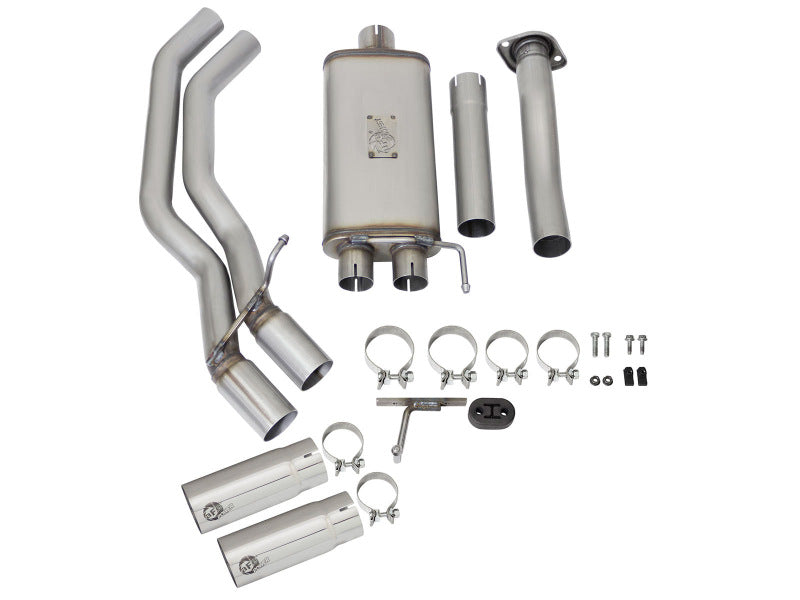 AFE 49-43081-P Exhausts 3in SS Cat-Back 15-16 fits Ford F-150 EcoBoost V6 2.7/3