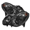 Spyder 5029928 fits Mercedes Benz E-Class Projector Xenon/HID Model- DRL- Blk P