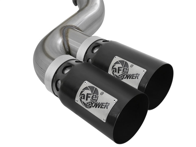 AFE 49-43102-B XD 4in SS DPF-Back Exhaust 17-18 FOrd Diesel Trucks V8-6.7L (td)