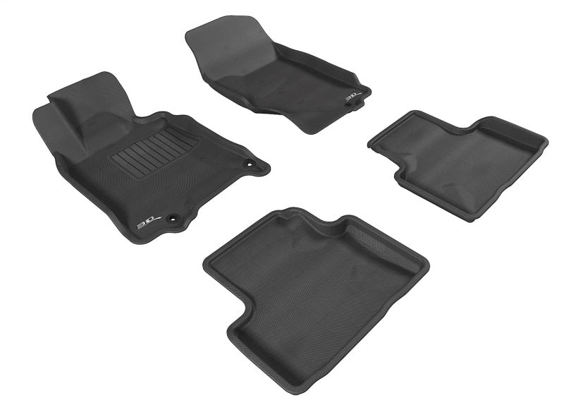 3D MAXpider 2020 fits Hyundai Palisade Kagu 3rd Row Floormats - Black