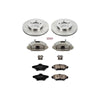PowerStop fits Ford 93-97 Thunderbird Front Autospecialty Brake Kit w/Calipers