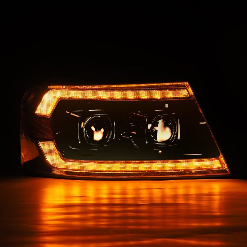 AlphaRex 880136 fits Ford 04-08 F150 PRO-Series Projector Headlights Chrome w/