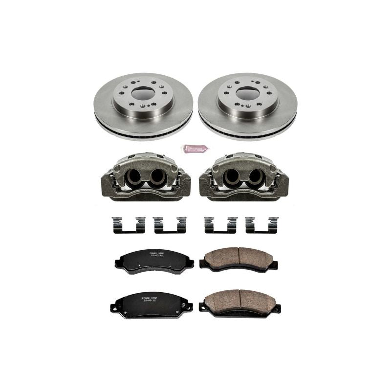 Power Stop KCOE2067 2007 fits GMC Yukon XL 1500 Front Autospecialty Kit w/Cals