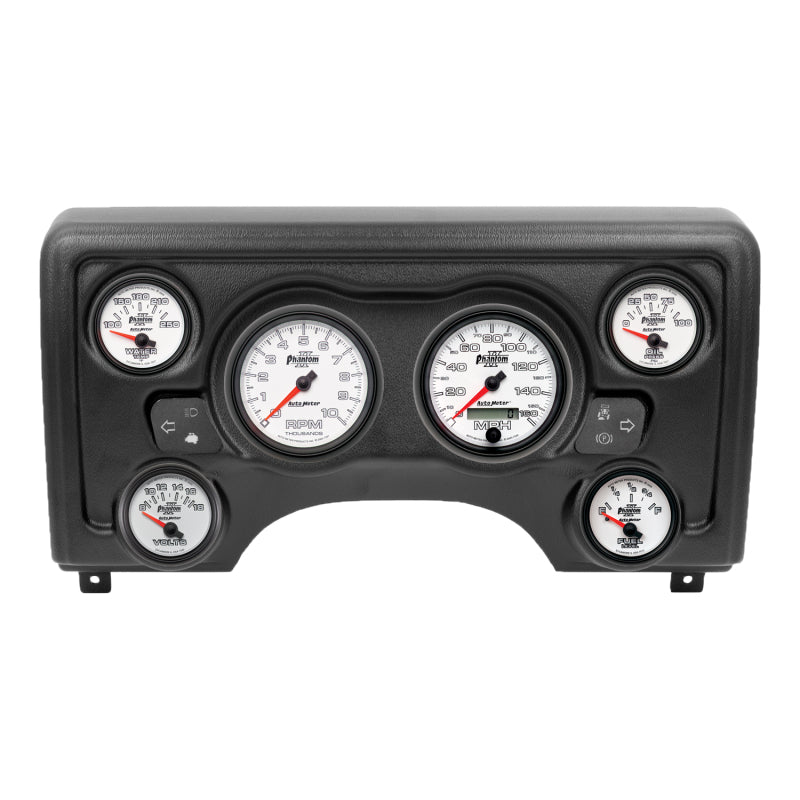 AutoMeter 90011-10 Autometer Phantom II Direct Fit Dash Kit 97-06 fits Jeep TJ (2 x 3-3/8in. / 4 x 2-1/16in.)