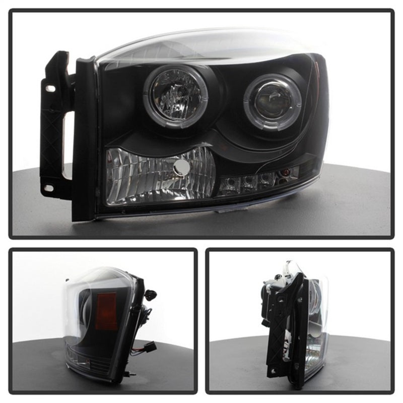 Spyder 5010001 fits Dodge 06-08 Ram 1500 /Ram 2500 06-09 Projector Headlights L