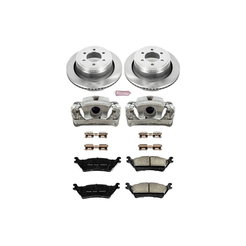 Power Stop KCOE6271 12-18 fits Ford F-150 Rear Autospecialty Kit w/Cals