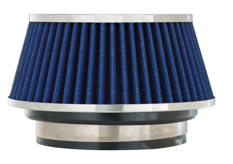 Spectre 8166 Adjustable Conical Air Filter 2-1/2in. Tall (Fits 3in. / 3-1/2in. / 4in. Tubes) - Blue