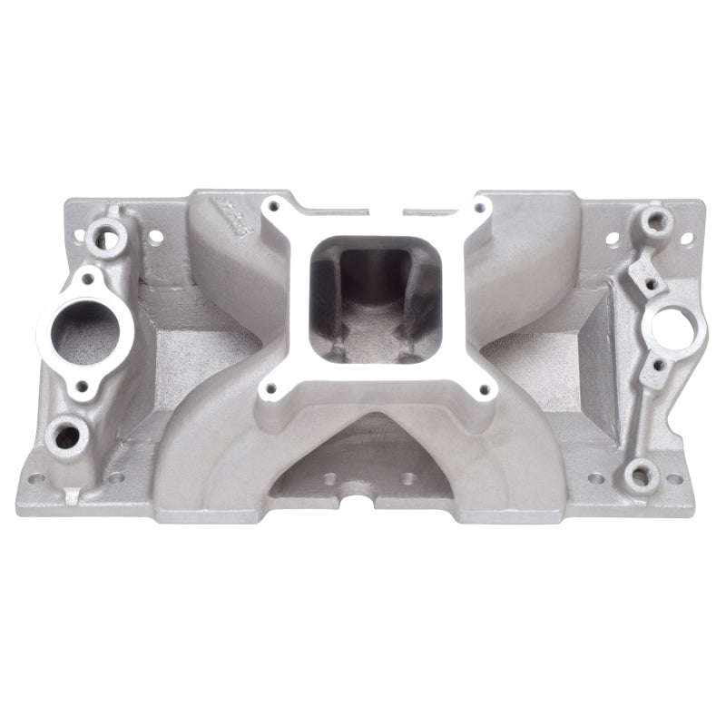 Edelbrock 2814 Super Victor fits SBC Manifold for GM Cast Iron Vortec Heads (Race Manifold)