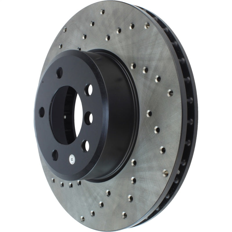 Stoptech 128.34070CR 09-10 BMW 535i xDrive SportStop Cryo Cross Drilled Front Right Rotor