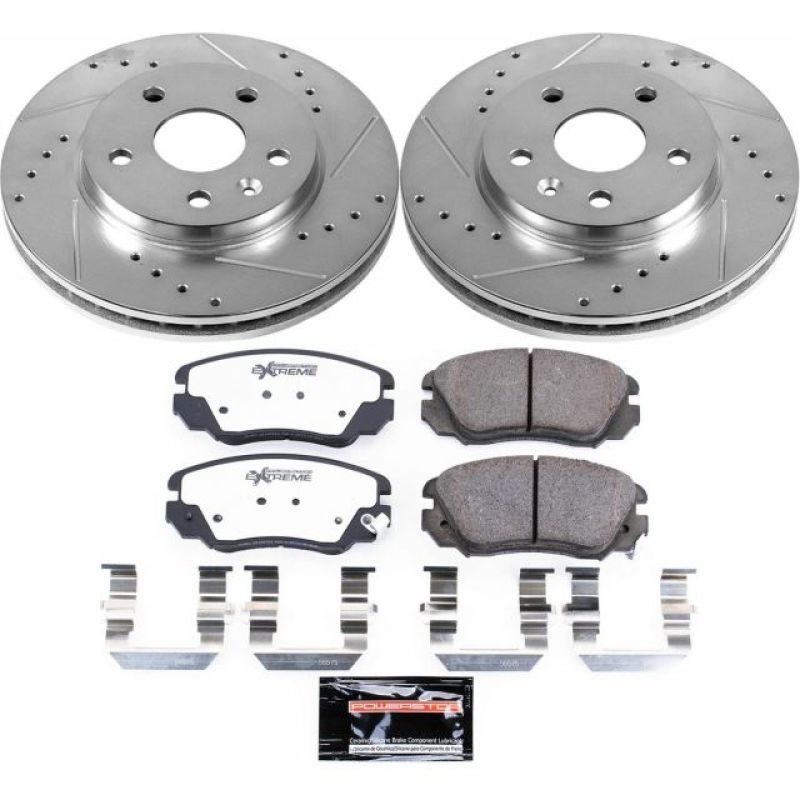 PowerStop K5522-26 11-16 fits Buick LaCrosse Front Z26 Street Warrior Brake Kit