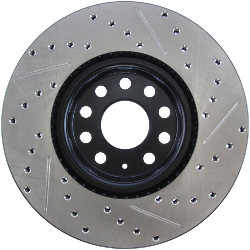 Stoptech 127.33098R Slotted & Drilled Sport Brake Rotor
