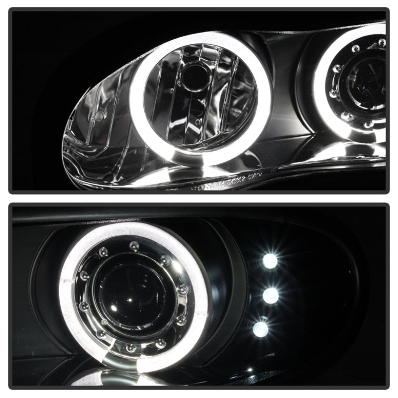 Spyder 5078261 fits Chevy 98-02 Camaro Projector Headlights LED Halo LED Blk Sm