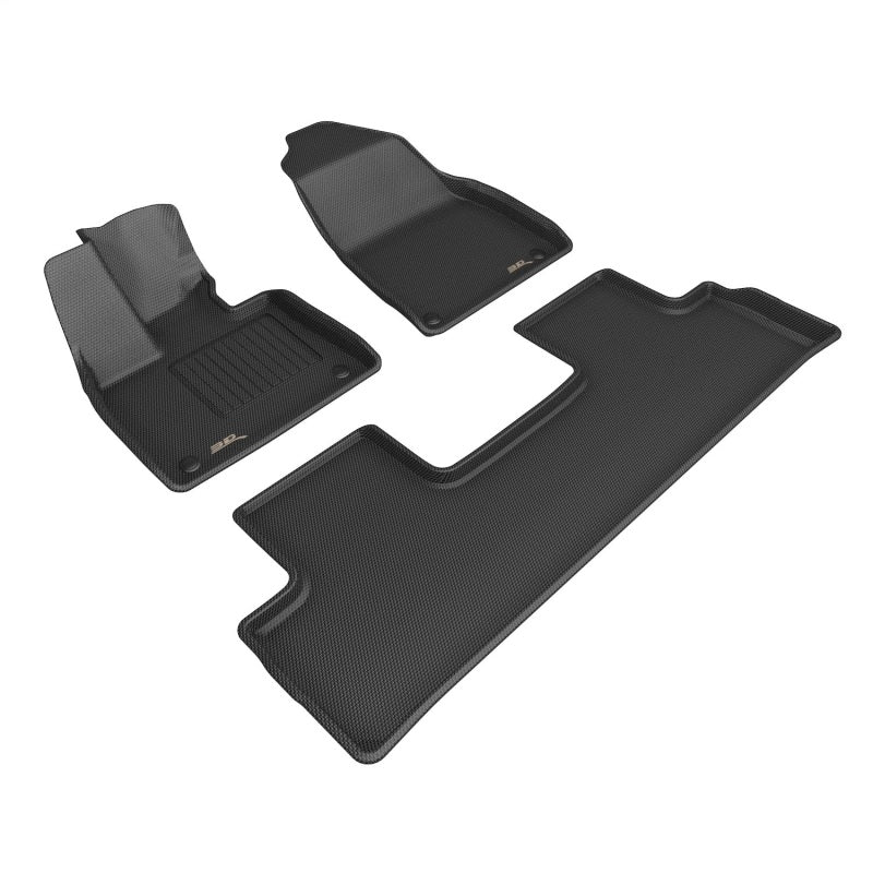 3D MAXpider L1PS00301509 2025+ Polestar 3 Kagu 1st and 2nd Row Floormats - Black