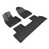 3D MAXpider L1PS00301509 2025+ Polestar 3 Kagu 1st and 2nd Row Floormats - Black