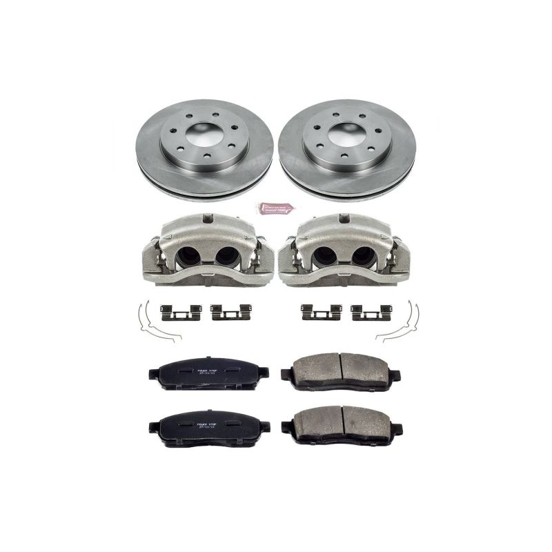 Power Stop KCOE1946 2004 fits Ford F-150 Front Autospecialty Kit w/Cals