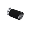 MBRP T5075CF Universal Carbon Fiber Tip 6in OD/5in Inlet/12in L - Angle Cut Tip