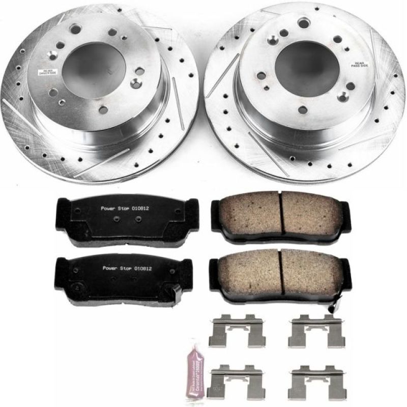 PowerStop K5910 fits Kia 07-09 Sorento Rear Z23 Evolution Sport Brake Kit