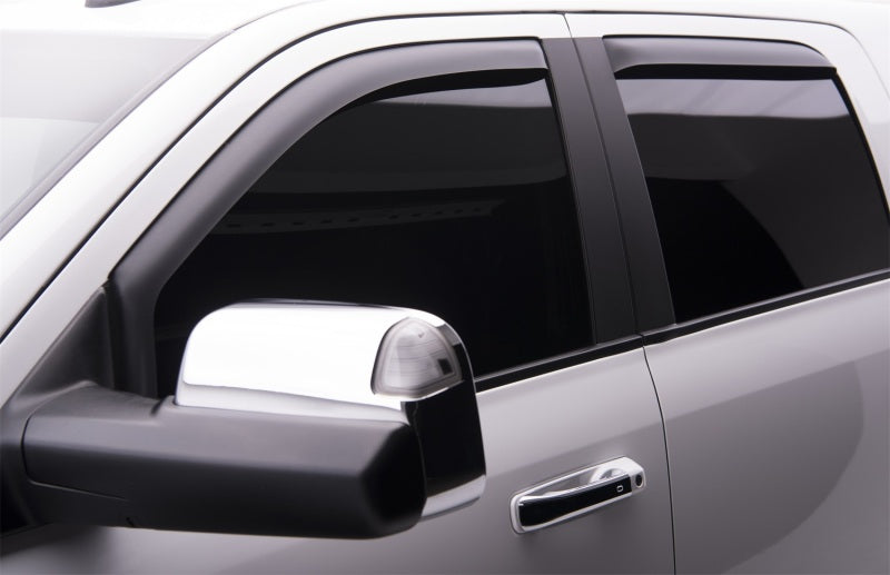 EGR 572755 09-13 fits Dodge Ram 1500/2500/3500 Crew Cab In-Channel Window Visors - Set of 4 - Matte (572755)