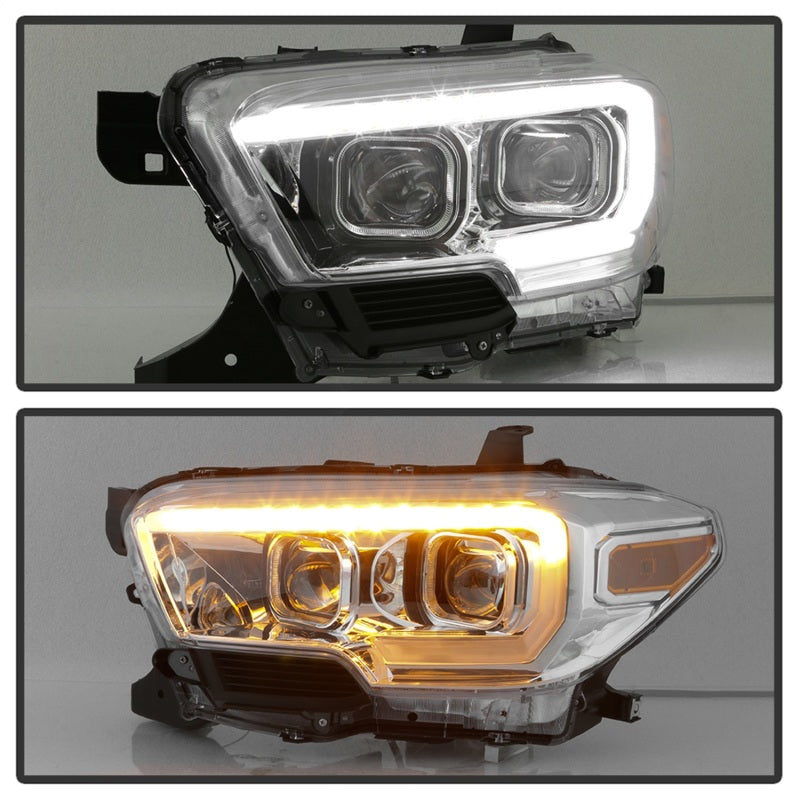 xTune 9043017 16-18 fits Toyota Tacoma SR/SR5 DRL Proj Headlights w/Turn Signal