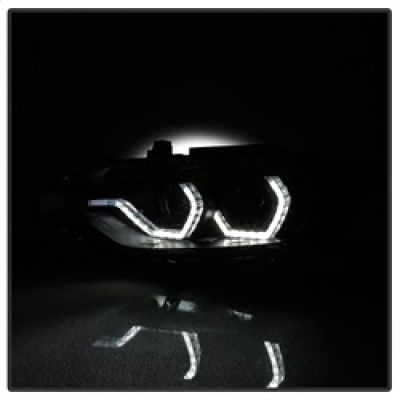 Spyder 5085047 fits BMW 12-14 F30 3 Series 4DR Projector Headlights - LED DRL -