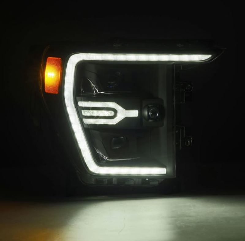 AlphaRex 880139 fits Ford 21-22 F150 Luxx-Series Projector Headlights Black w/A