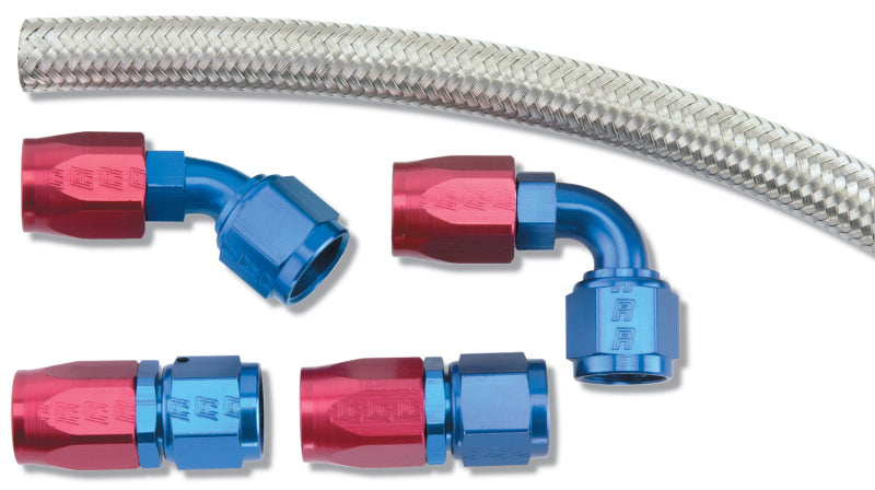 Russell 639400 Performance Holley - Fuel Pump to -8 Dual Inlet Kit (For ProFlex -4ft hose)