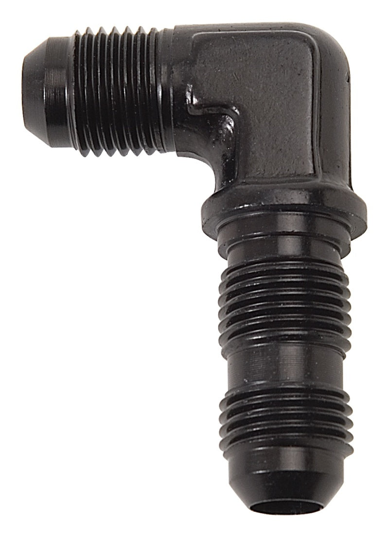 Russell 661253 Performance -6 AN 90 Degree Flare Bulkhead (Black)