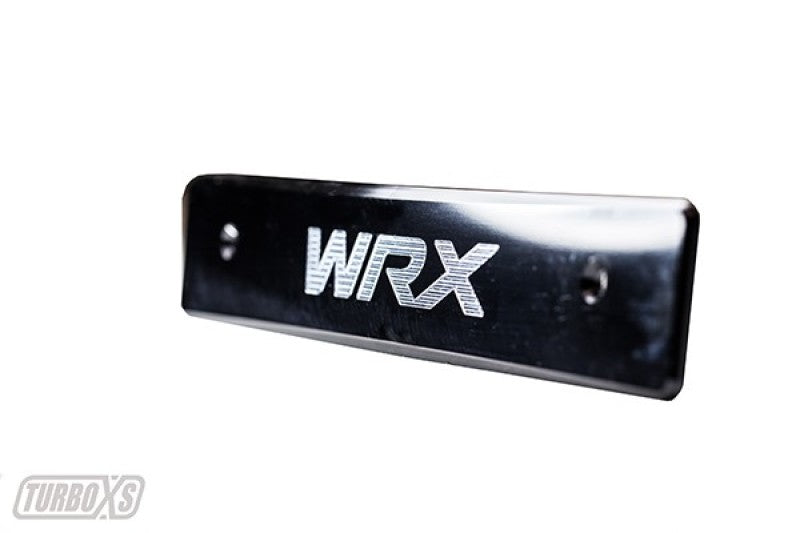 Turbo XS WS08-LPD-BLK-WRX 08-14 fits Subaru WRX/STi Billet Aluminum License Plat