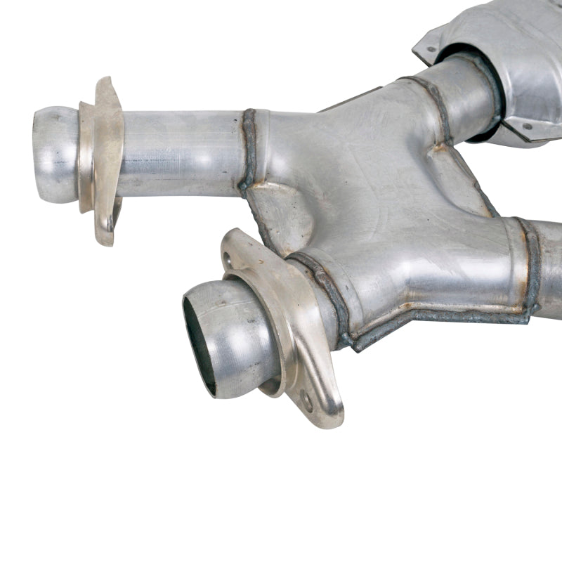 BBK 1672 Mustang 5.0 Short Mid X Pipe With Catalytic Converters 2-1/2 For Long