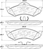 Stoptech 308.082 Street Brake Pads