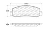 Stoptech 309.1069 Sport Brake Pads w/Shims and Hardware