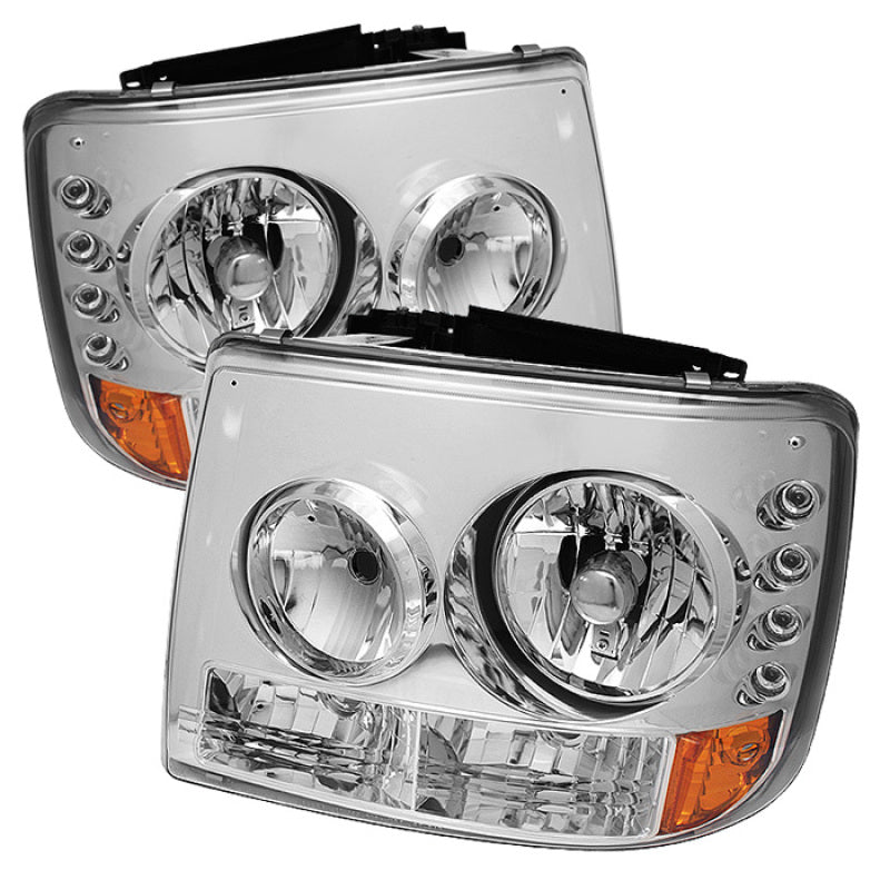 Spyder 5012456 fits Chevy 99-02 Silverado 1500 ( Not Fit HD Model)LED Crystal H