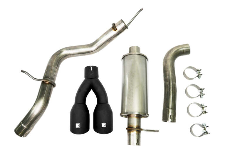 Roush 422179-BLK 19-23 fits Ford Ranger 2.3L Performance Catback Exhaust w/ Black Tips