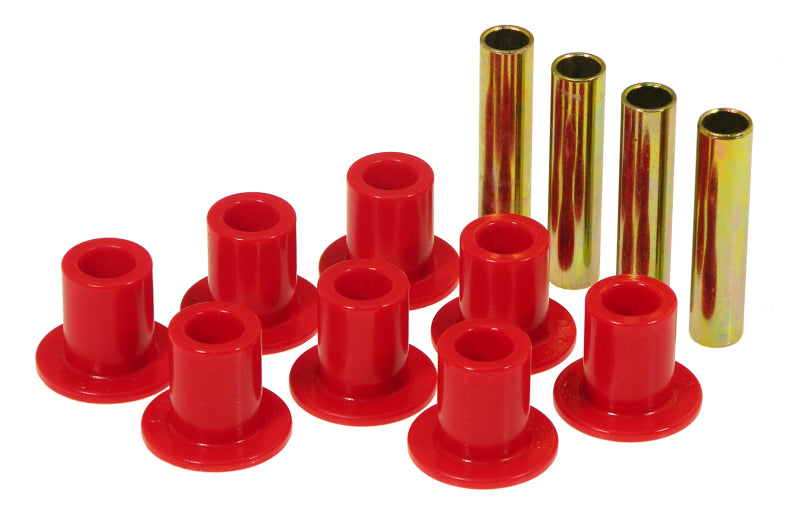 Prothane 1-1005 fits Jeep 87-96 Front Spring & Shackle Bushings - Red