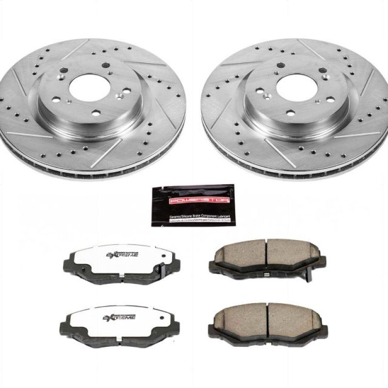 PowerStop K6488-26 12-16 fits Honda CR-V Front Z26 Street Warrior Brake Kit
