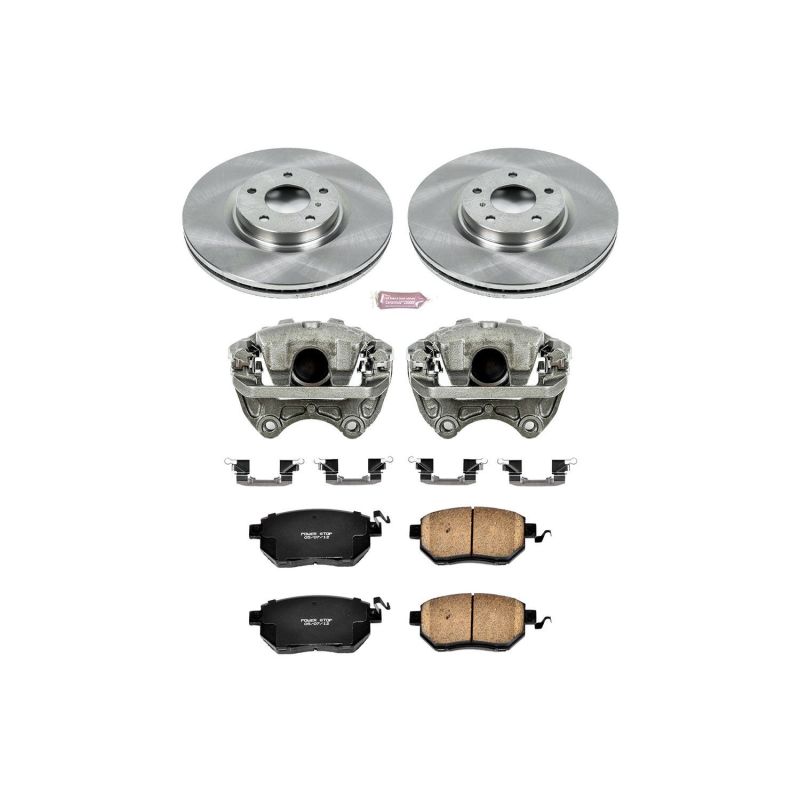 Power Stop KCOE116 07-08 fits Nissan Maxima Front Autospecialty Kit w/Cals