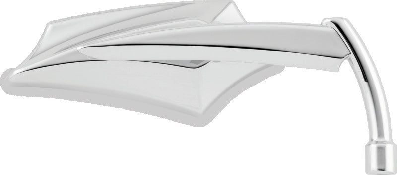Bikers Choice 488741 65-Up Chrome Angler Mirror Universal Custom Pair