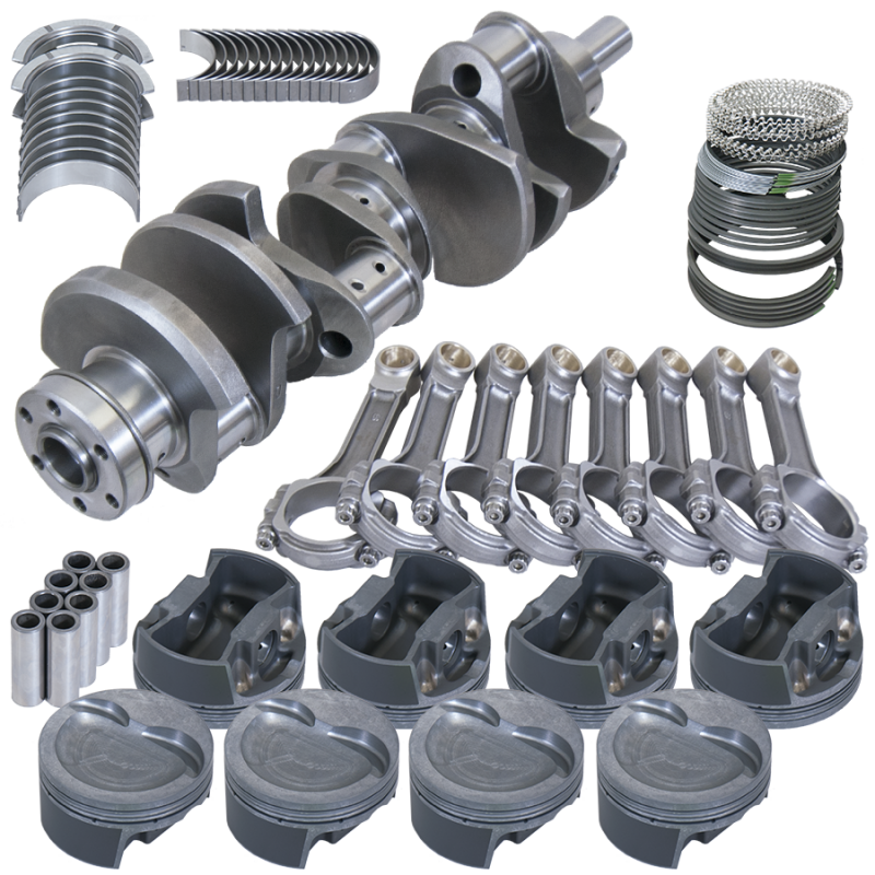 Eagle 16123125 fits Ford 351W 4.000in Crank 6.250in I-Beam Rods -26cc Inv Dome 4.125in Pistons Rotating Assembly