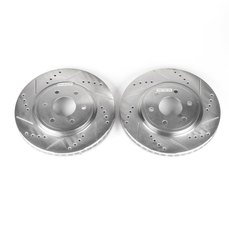 PowerStop fits Nissan 05-19 Frontier Front Evolution Drilled & Slotted Rotors -